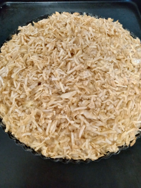 Jablkový koláč s kakaovou polevou - obrázok 2