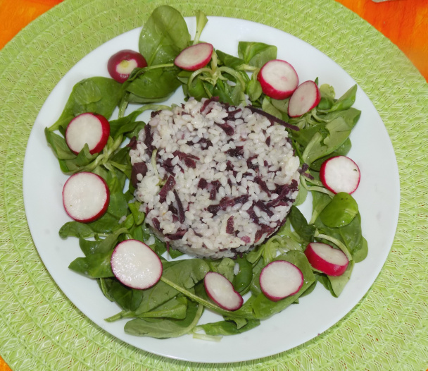 Ryžový šalát s bordó mrkvou (fotorecept) - obrázok 4