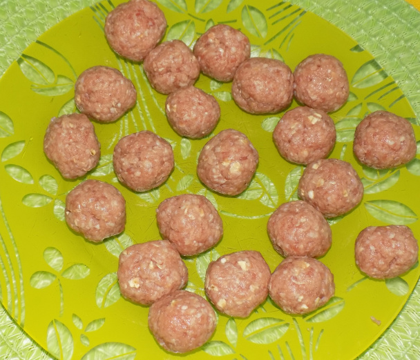 Mäsové guľky v kurkumovej omáčke (fotorecept) - obrázok 3