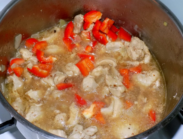 Špagetová tekvica s kuracím mäsom (fotorecept) - obrázok 5