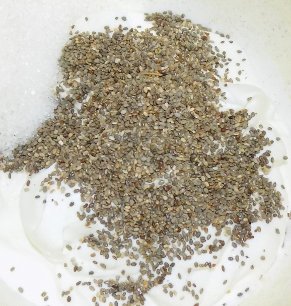 Jogurtový pohár s ľanovými semienkami (fotorecept) - obrázok 1