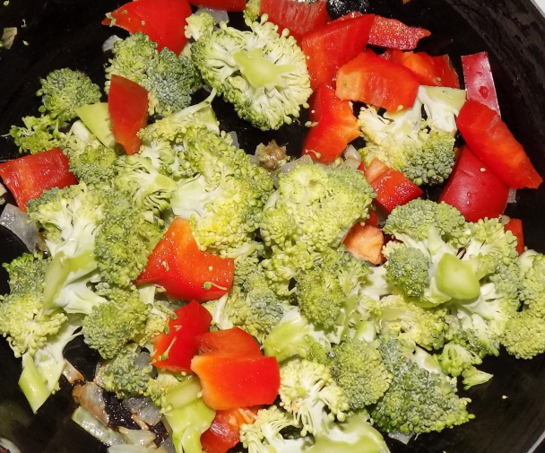 Omeleta s brokolicovou náplňou (fotorecept) - obrázok 1