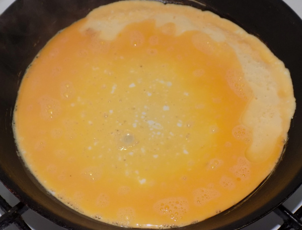 Omeleta s brokolicovou náplňou (fotorecept) - obrázok 2