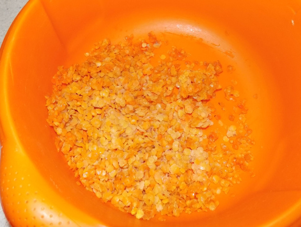 Šalát z červenej šošovice s tarhoňou a mungo klíčkami (fotorecept) - obrázok 1