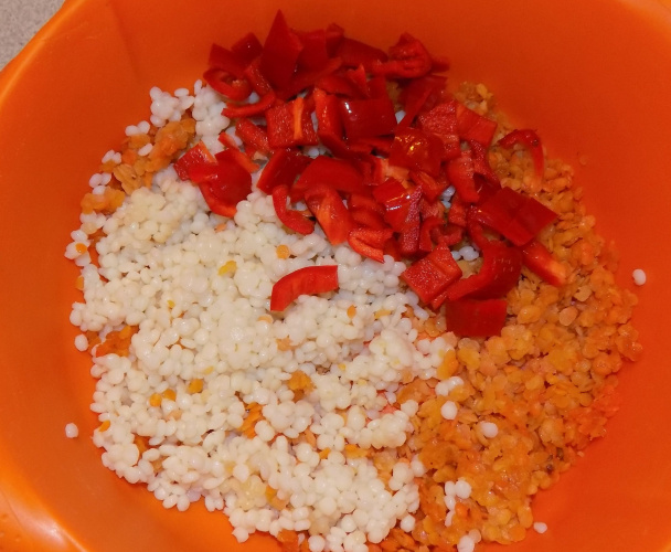 Šalát z červenej šošovice s tarhoňou a mungo klíčkami (fotorecept) - obrázok 4