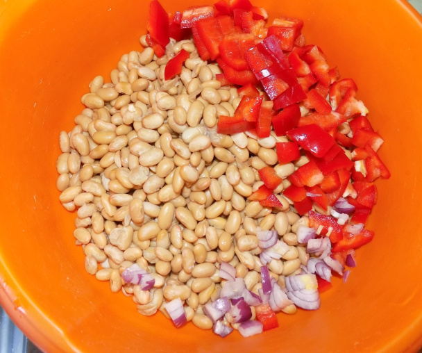 Sójový šalát so špenátom (fotorecept) - obrázok 1