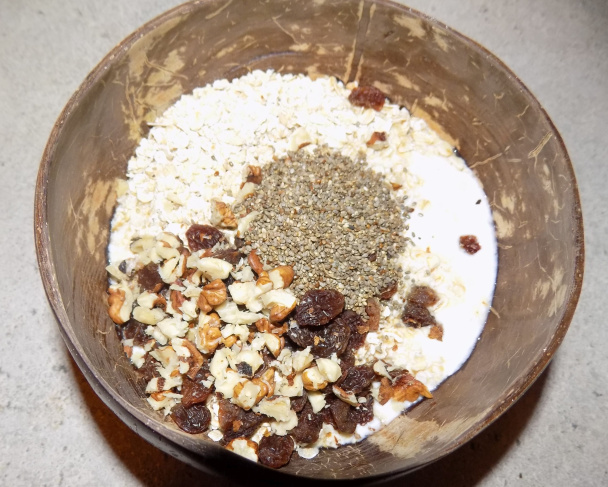 Ovsené vločky s chia semienkami (fotorecept) - obrázok 1