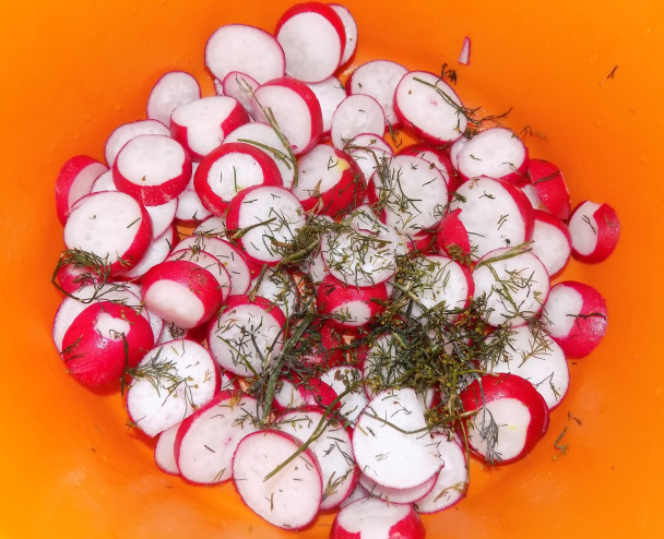 Reďkovkový šalát s kôprom a makom (fotorecept) - obrázok 2