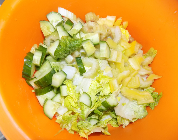 Zeleninový šalát s chrenom (fotorecept) - obrázok 2