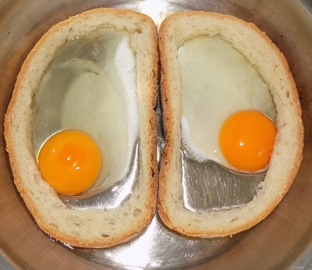 Smažený chlieb s vajíčkom a paštétou (fotorecept) - obrázok 3