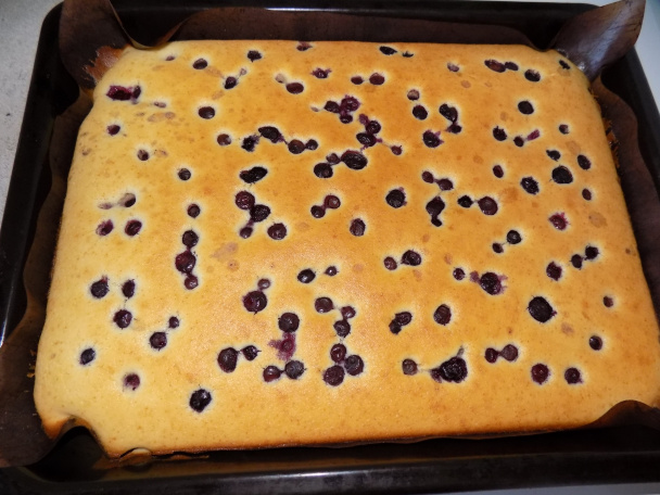 Rýchly čučoriedkový koláč (fotorecept) - obrázok 4