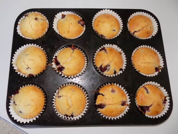 Čerešňové muffiny (fotorecept) - obrázok 5