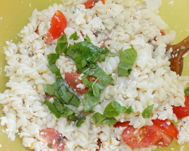 Cestoviny s bazalkovým tofu (fotorecept) - obrázok 5
