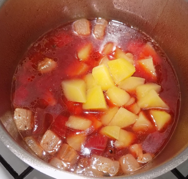 Tekvicová/dyňová polievka s cviklou (fotorecept) - obrázok 6