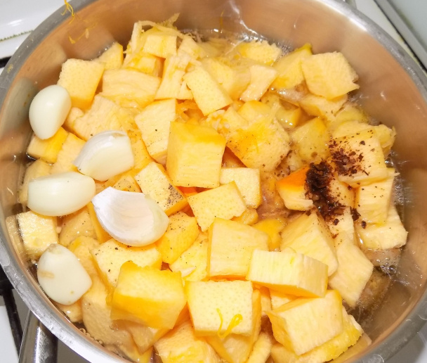 Cestoviny s tekvicovou omáčkou so šampiňónmi (fotorecept) - obrázok 3