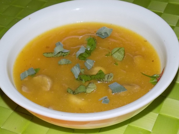 Cestoviny s tekvicovou omáčkou so šampiňónmi (fotorecept) - obrázok 6