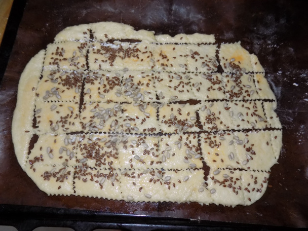 Slané krekry so semienkami  (fotorecept) - obrázok 4