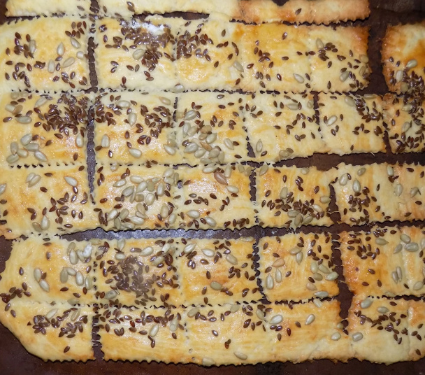 Slané krekry so semienkami  (fotorecept) - obrázok 5