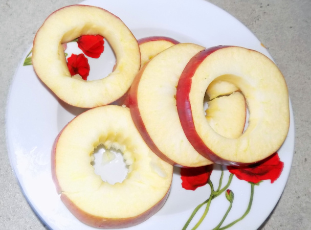 Jablkové kvetinky (fotorecept) - obrázok 1
