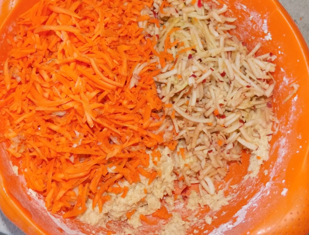 Jablkovo-mrkvové muffiny (fotorecept) - obrázok 2