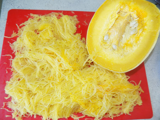 Oko zo špagetovej tekvice (fotorecept) - obrázok 1