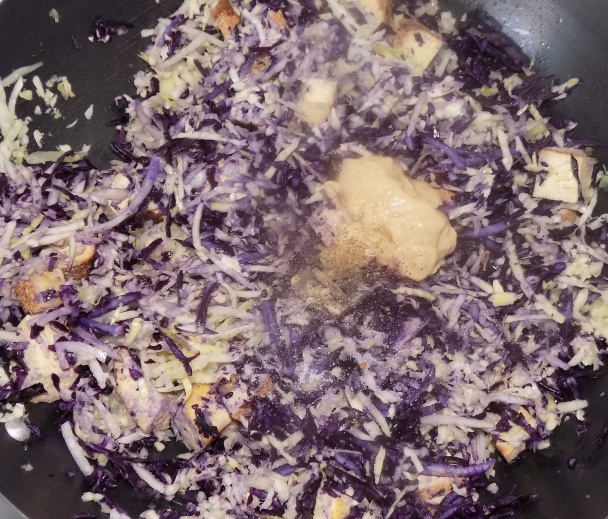 Kapusta s vlašskými orechmi a tofu (fotorecept) - obrázok 5