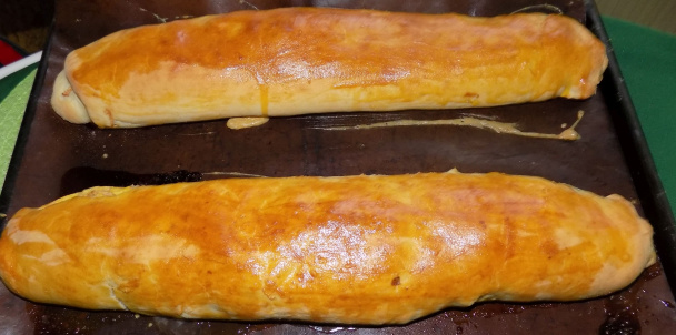 Rýchly jablkový závin z kysnutého cesta (fotorecept) - obrázok 7