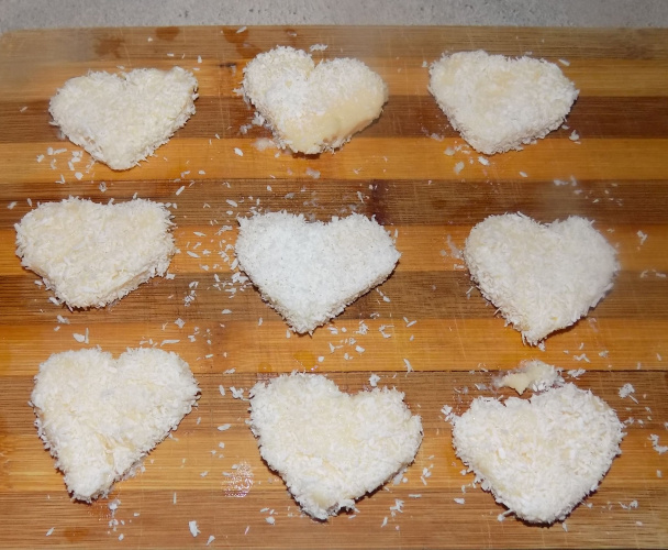 Valentínske krupicové srdiečka (fotorecept) - obrázok 5