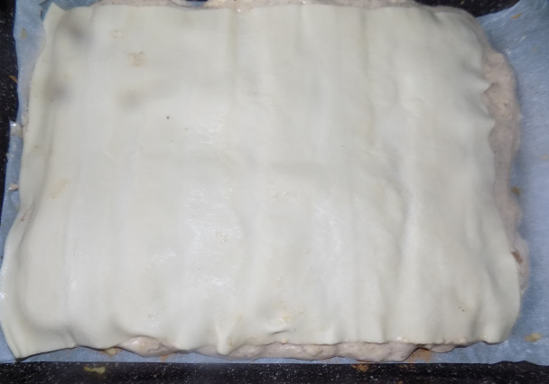 Jablkový koláč s orechovým a lístkovým cestom (fotorecept) - obrázok 7