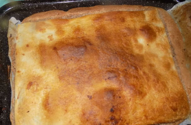 Jablkový koláč s orechovým a lístkovým cestom (fotorecept) - obrázok 8