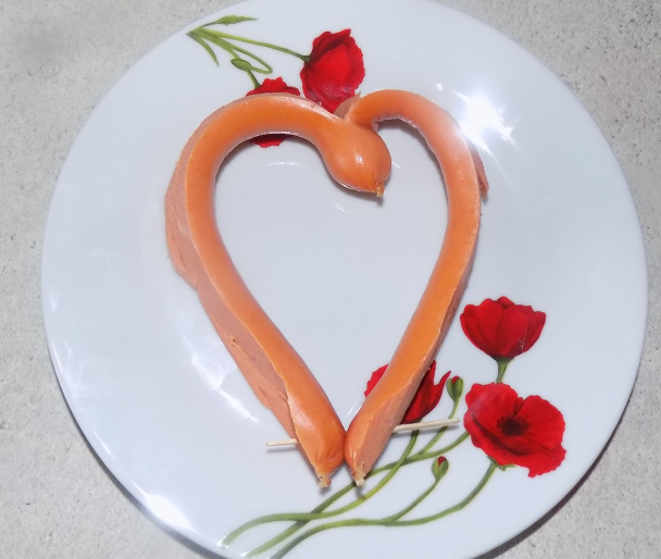 Raňajkové (večerové, Valentínske, narodeninové...) srdiečko (fotorecept) - obrázok 2