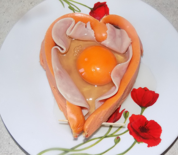 Raňajkové (večerové, Valentínske, narodeninové...) srdiečko (fotorecept) - obrázok 4