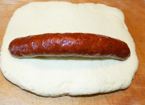 Klobása v zemiakovom ceste (fotorecept) - obrázok 4