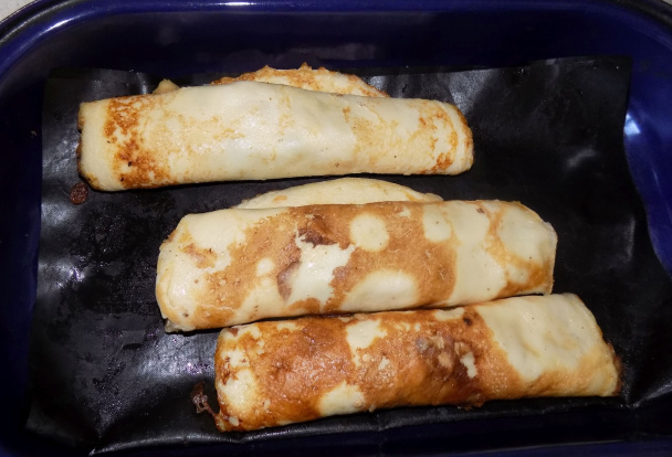 Palacinky plnené jablkovou náplňou (fotorecept) - obrázok 3