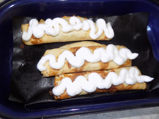 Palacinky plnené jablkovou náplňou (fotorecept) - obrázok 4