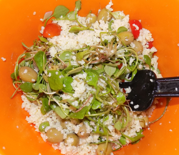 Pšenový šalát s portulákom zimným (fotorecept) - obrázok 4