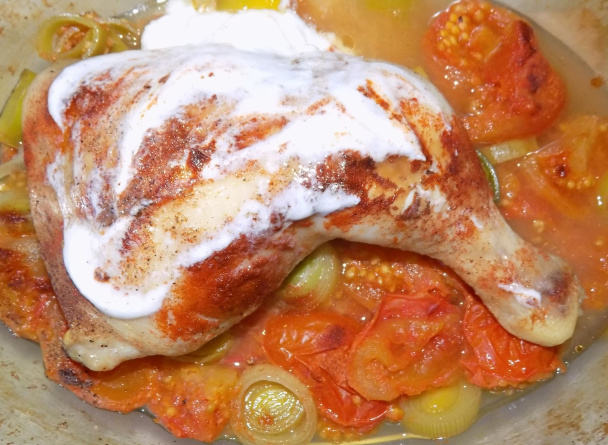 Pečené kuracie stehná na zelenine (fotorecept) - obrázok 4