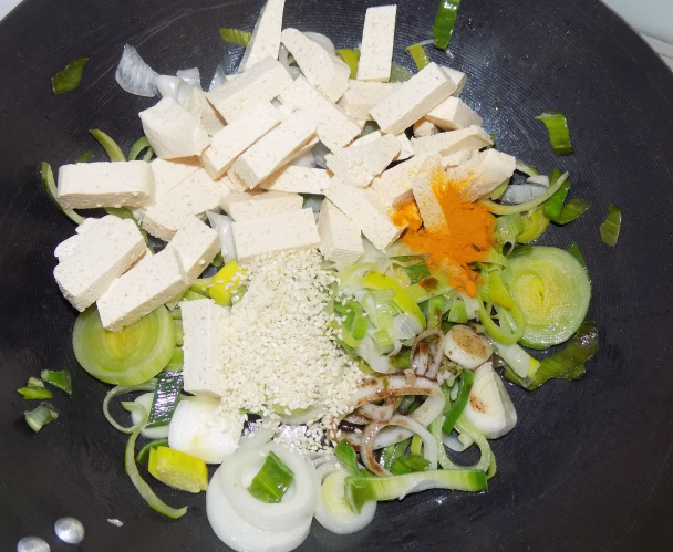 Pohánka s pórom a tofu (fotorecept) - obrázok 3