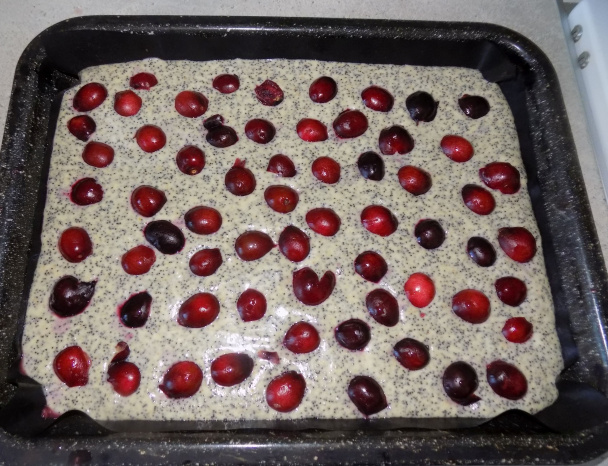 Dvojmakový koláč s čerešňami (fotorecept) - obrázok 4