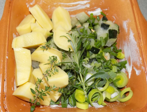 Kuracie stehná na zelenine a zemiakoch (fotorecept) - obrázok 2