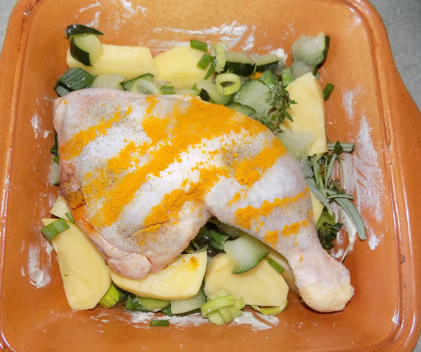 Kuracie stehná na zelenine a zemiakoch (fotorecept) - obrázok 3