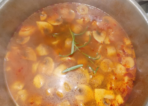 Šampiňónový guláš (fotorecept) - obrázok 5