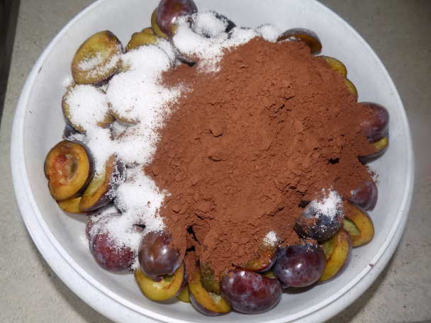 Nakladané slivky s kakaom (fotorecept) - obrázok 2