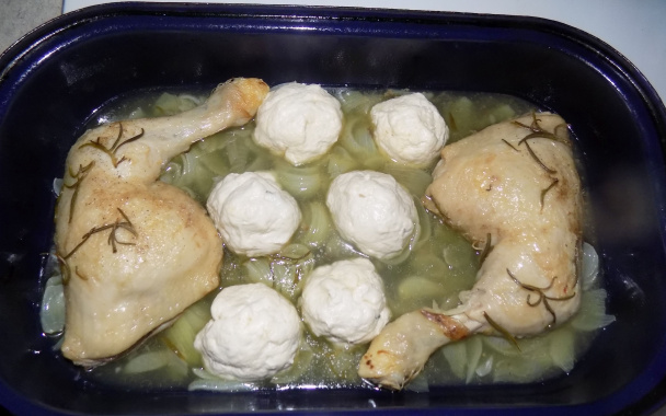 Kuracie stehná s rozmarínovými knedľami (fotorecept) - obrázok 4