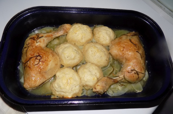 Kuracie stehná s rozmarínovými knedľami (fotorecept) - obrázok 5