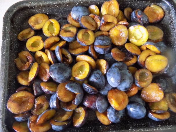 Slivkový lekvár pečený v rúre (fotorecept) - obrázok 1