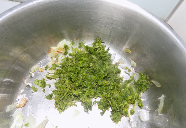 Krúpové fašírky s mangoldom (fotorecept) - obrázok 2