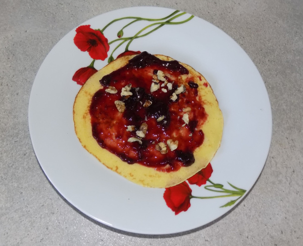 Zemiakové palacinky so slivkovým lekvárom (fotorecept) - obrázok 4