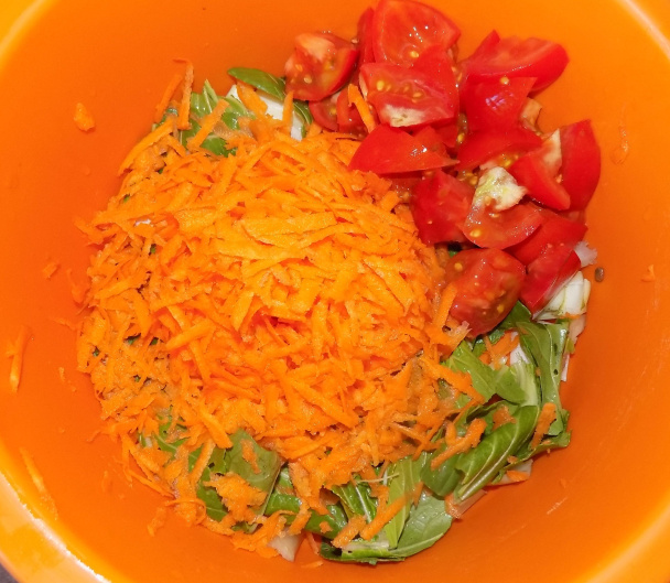 Šalát z čínskej kapusty so zemiakovou slamou (fotorecept) - obrázok 2