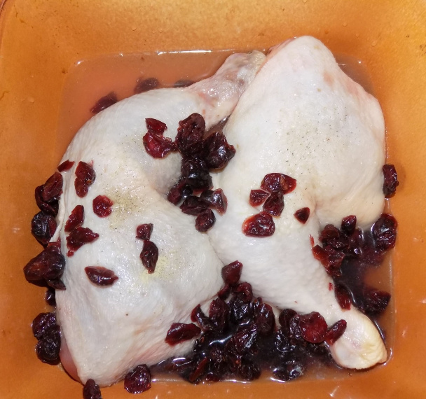 Pečené kuracie stehná s brusnicami (fotorecept) - obrázok 3